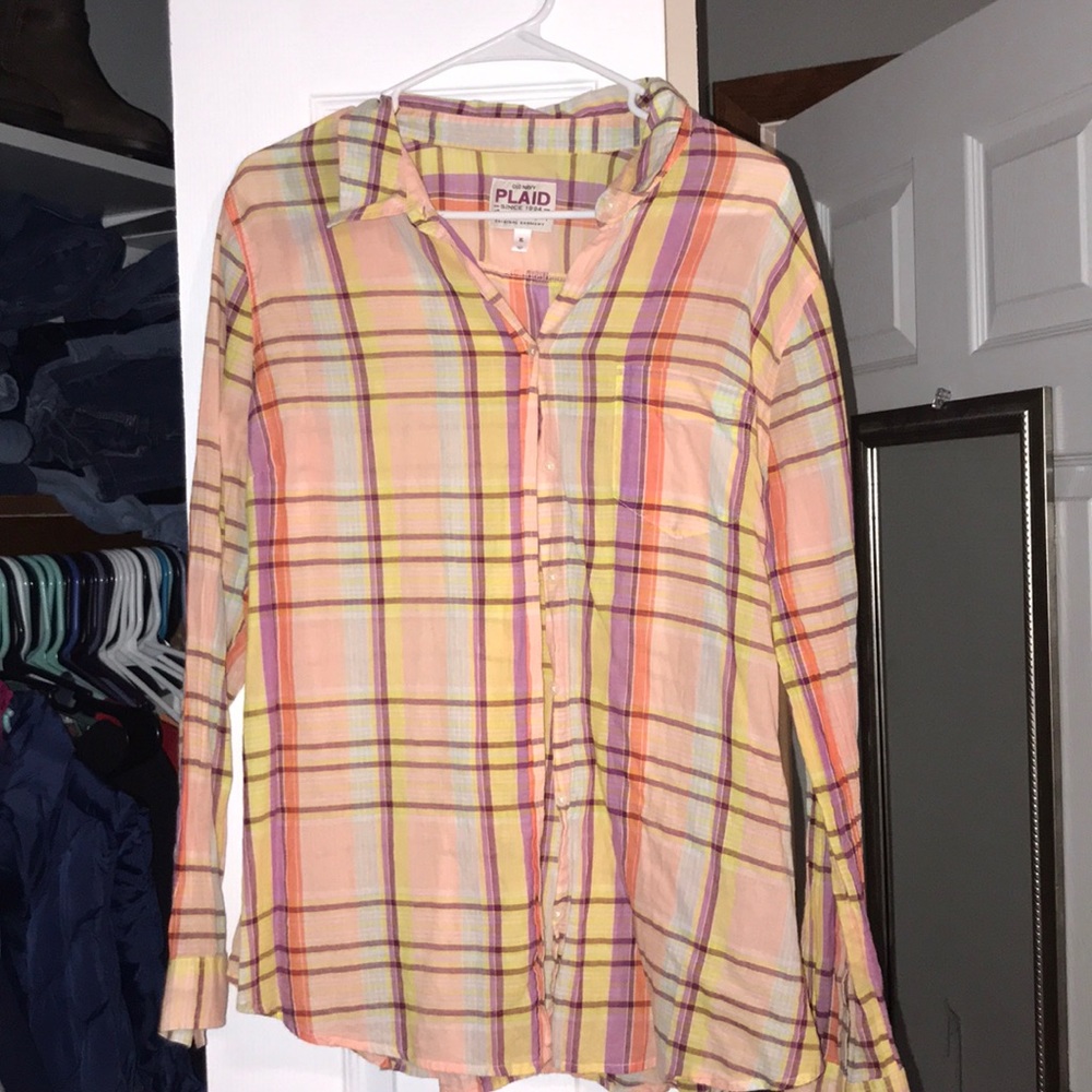 Old navy plaid shirt